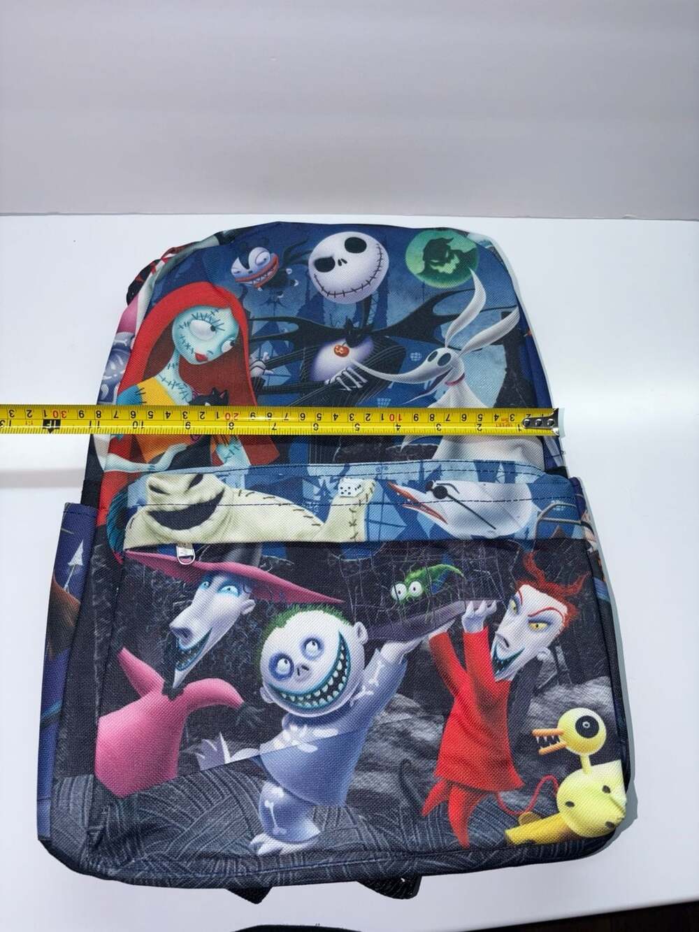 Nightmare Before Christmas Deluxe Oversize Print Large 16" Backpack with Laptop